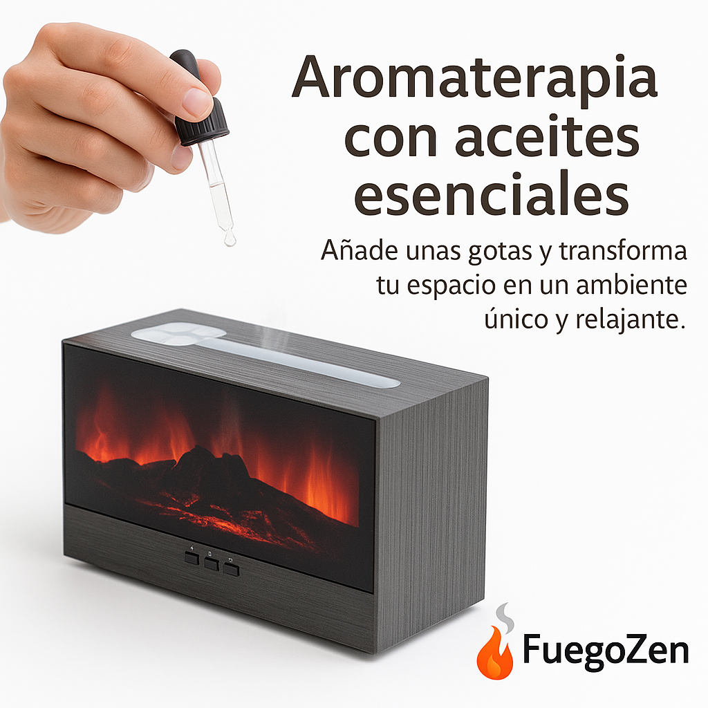 ZenFire® – Humidificador Chimenea LED